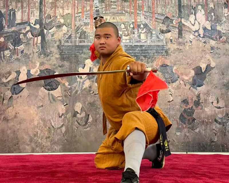 image shows Master Yan Yong, another one of the masters of shaolin kung fu